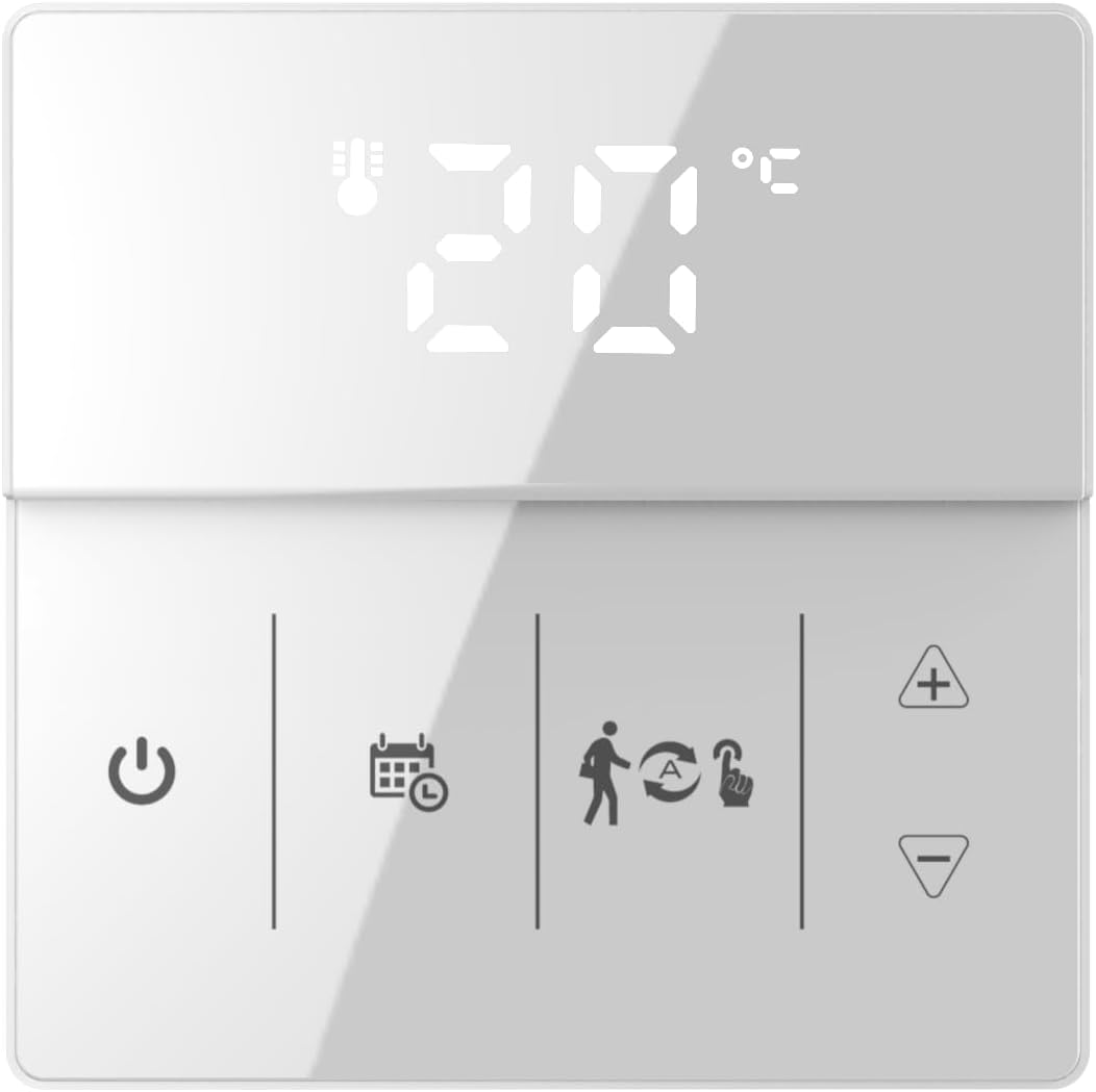 Automat-on Zigbee Thermostat Fussbodenheizung | Raumthermostat Fussbodenheizung PRO | Steuerung Wand