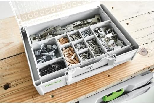 Festool Systainer³ Organizer SYS3 ORG M 89 22xESB (mit Einsatzboxen verschiedene Grössen) Transparen