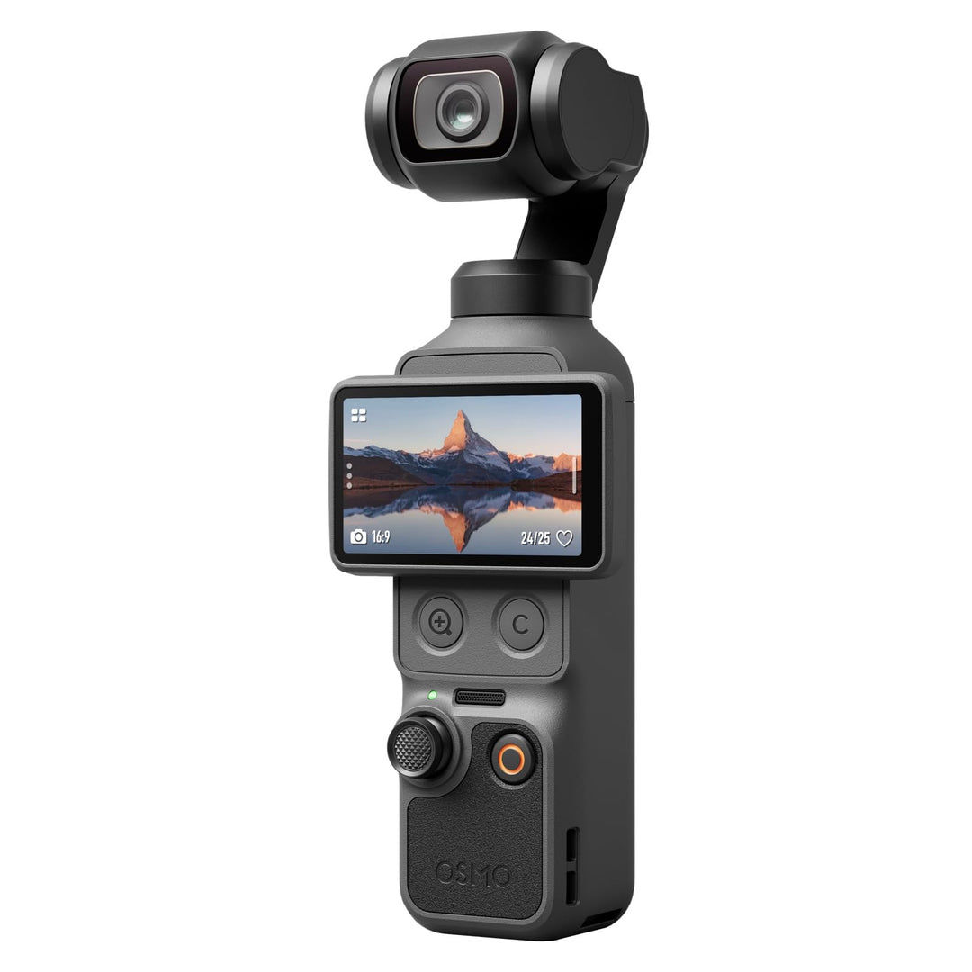 DJI Osmo Pocket 4 Essential Combo, Pocket-Gimbal-Vlog-Kamera, 1″ CMOS und 4K/240fps, 3‑Achsen-Stabil