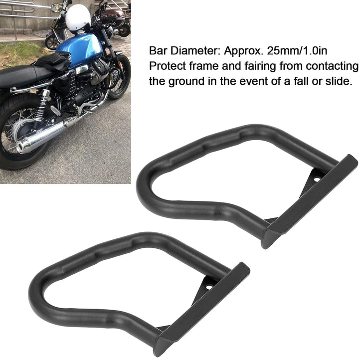 Motorrad Motorschutz Sturzbügel 25 Mm 1,0 Zoll Durchmesser Motorbügelrahmen Ersatz für Moto Guzzi V7