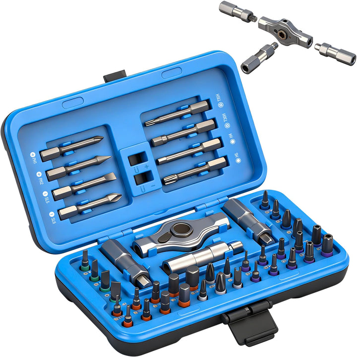 42-in-1 Magnetisches Schraubendreher-Set, Multi-Bit-Magnetschraubendreher-Set mit Abnehmbarem Ratsch
