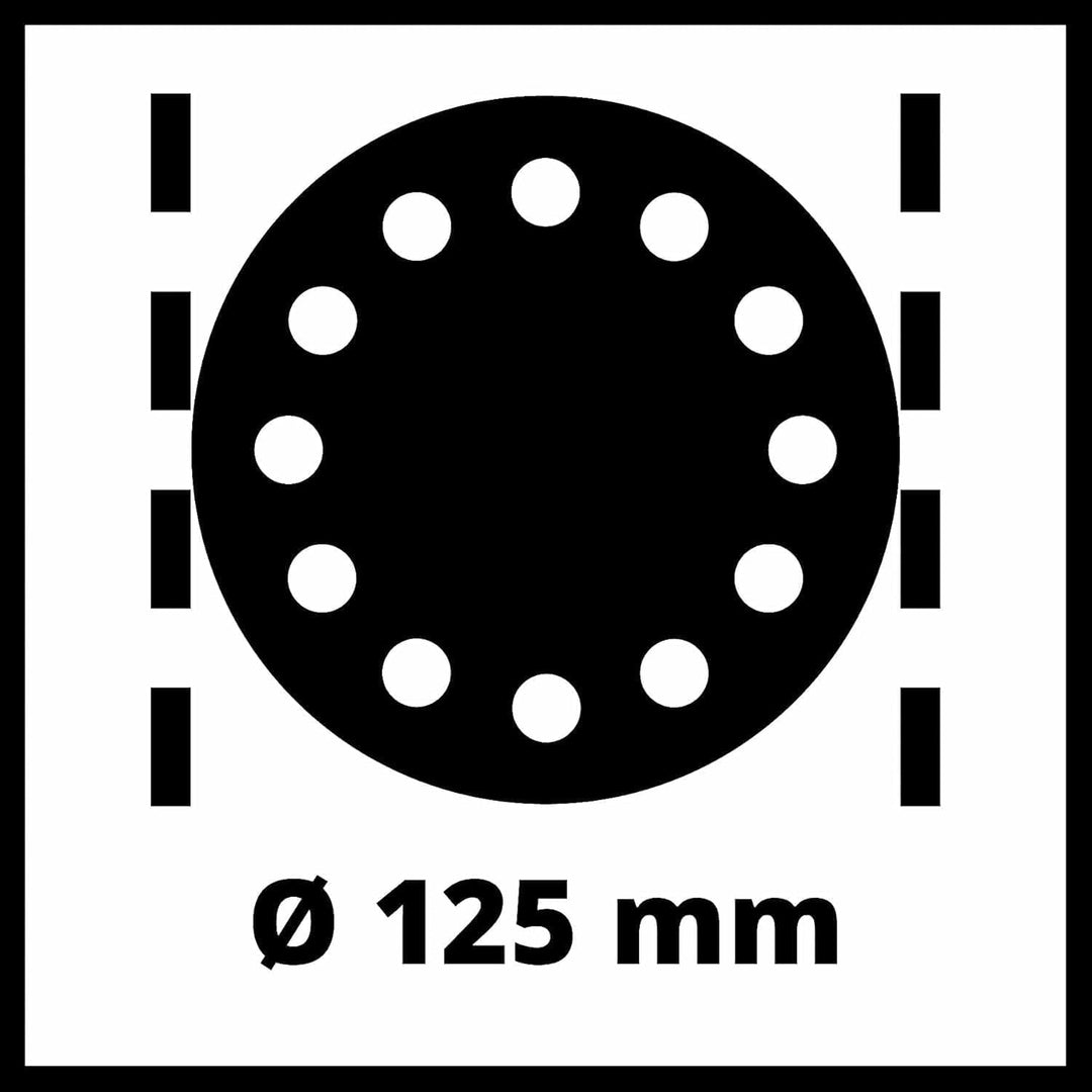 Einhell Exzenterschleifer TC-RS 425 E (425 W, Schleifteller Ø 125 mm, max. Schwingzahl 26.000 min-1,