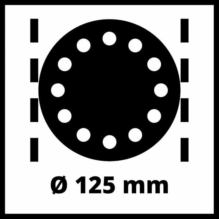 Einhell Exzenterschleifer TC-RS 425 E (425 W, Schleifteller Ø 125 mm, max. Schwingzahl 26.000 min-1,