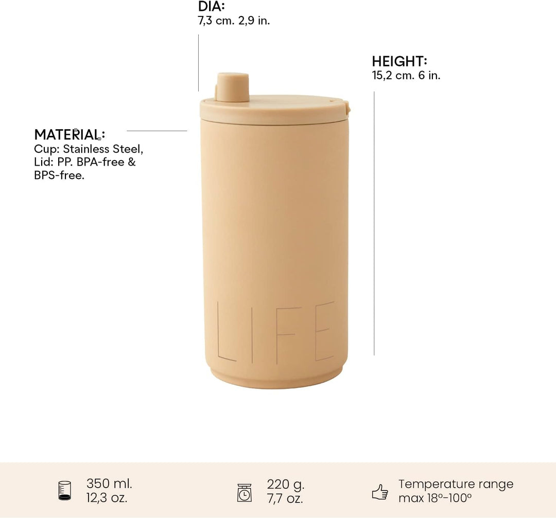 Design Letters Thermobecher 350 Ml | Kaffeebecher To Go Kleine Geschenke für Frauen | Weihnachtsgesc