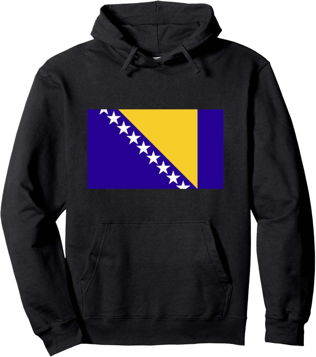 Bosnien Flagge Bosnische Farben Sarajevo Frauen Männer BIH Pullover Hoodie