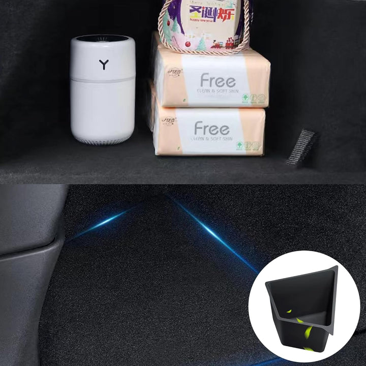 TOPABYTE Kofferraum Organizer für Tesla Model Y 2024 2023 2022 2021 2020 Aufbewahrungsbox Behälter S