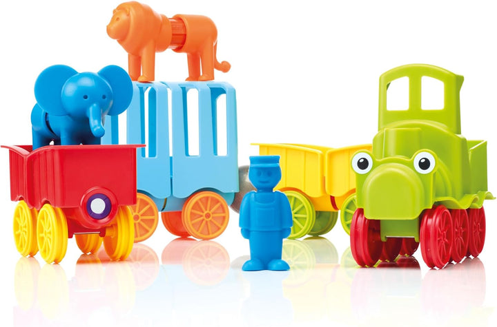 SmartMax 249887 My First Animal Train - 22 pcs, Multicoloured, 22pcs/ 1-5 Years