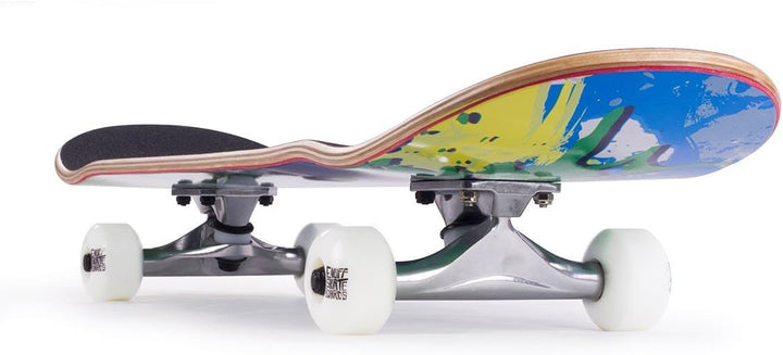 Enuff Splat Skateboard, Unisex, Erwachsene Einheitsgrösse Einheitsgrösse Grün/Blau, Einheitsgrösse G