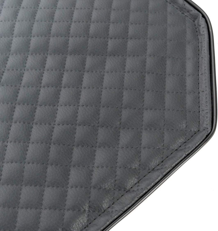 Mayaadi Home Hundebett Kofferraum Matte Luca Autoschondecke Kunst Leder Autositz Schutzdecke Grau L