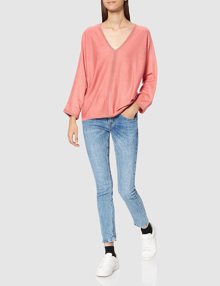 TOM TAILOR Damen Loose Fit Pullover XL 28155 - Dusty Pastel Pink, XL 28155 - Dusty Pastel Pink