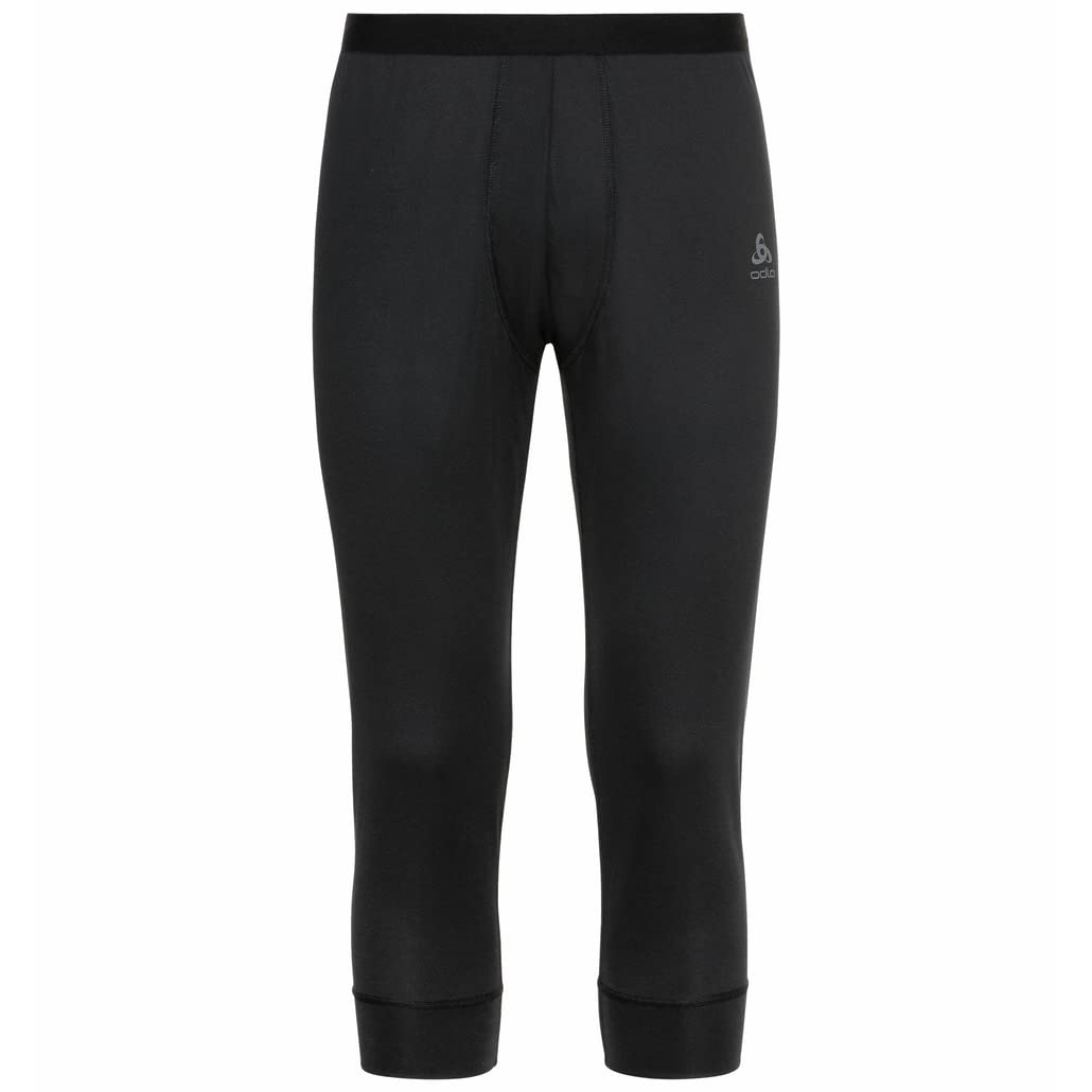 Odlo Herren Funktionsunterwäsche 3/4 Hose Active F-Dry Light Eco_141312 S Schwarz, S Schwarz
