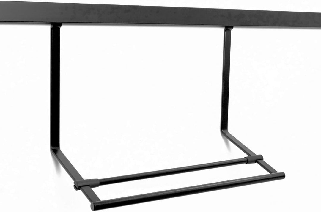 Kesseböhmer Linero style Papierrollenhalter schwarz 352 x 150 x 260 mm zum Einhängen von SOTECH, Pap