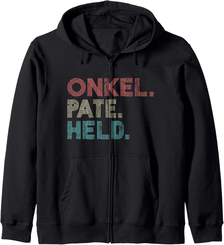 Pate Onkel Held Patenonkel Geschenk Lustiger Spruch Kapuzenjacke