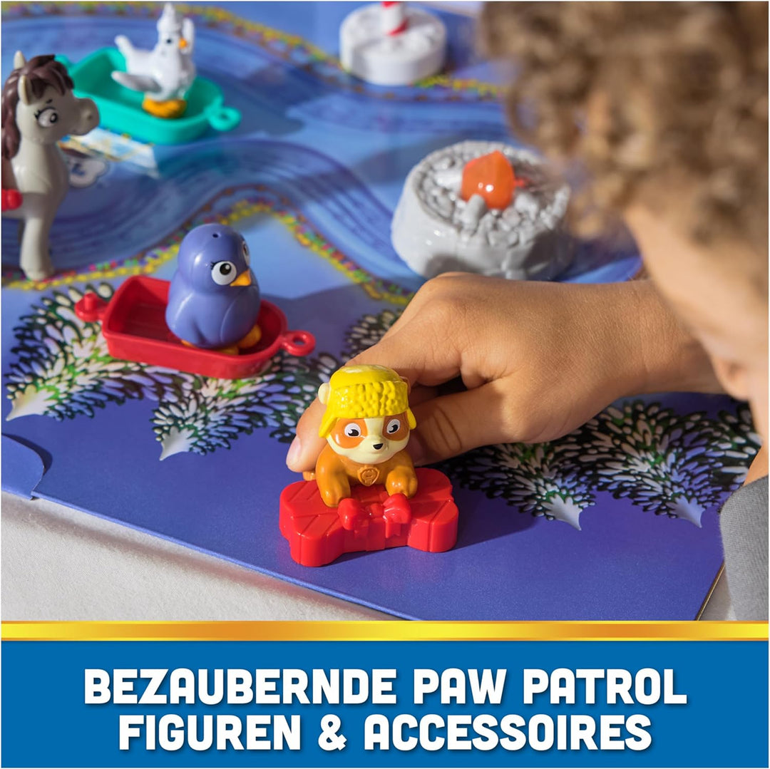 PAW PATROL Adventskalender 2024 – 24 Spielzeug-Überraschungen für eine fantasievolle Winterwelt, 7 W