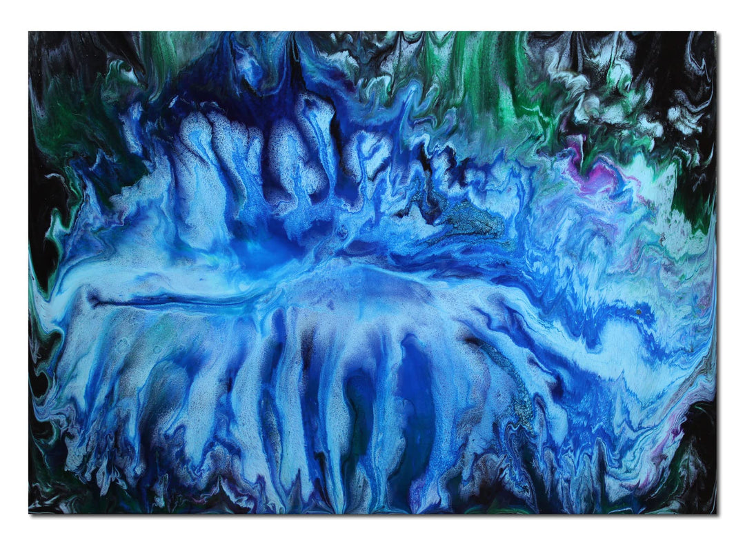 Original Gemälde Abstrakte Malerei - moderne hochglanz Wandbilder - Resin Art Kunst Bild Harz Unikat
