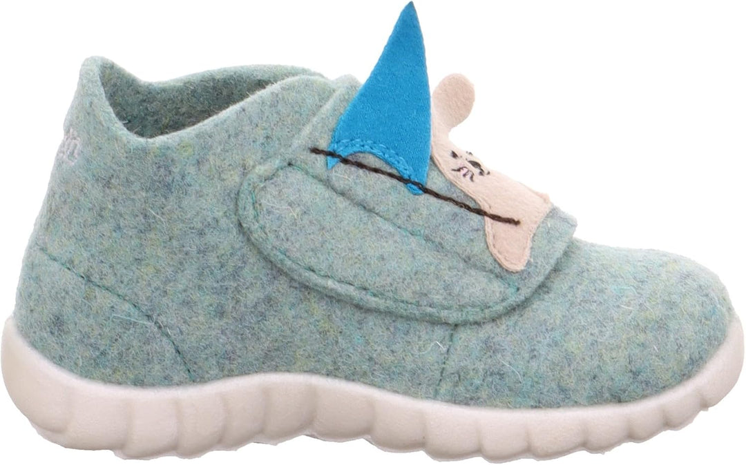 Superfit HAPPY Hausschuhe 1-800295 Jungen 30 EU Hellgrün 7010, 30 EU Hellgrün 7010