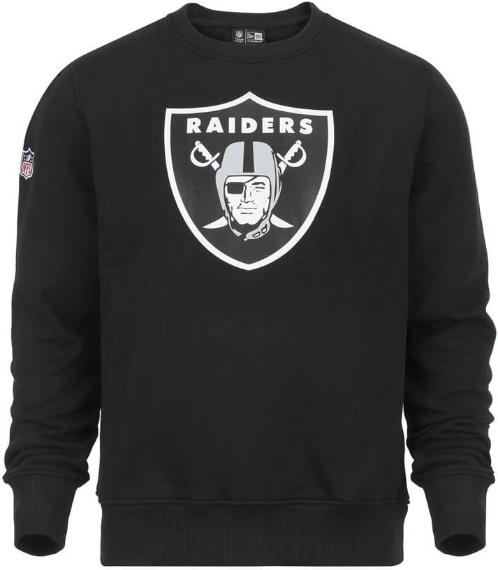 New Era Oakland Raiders Crewneck - Team Logo - Black XS-S Schwarz, XS-S Schwarz