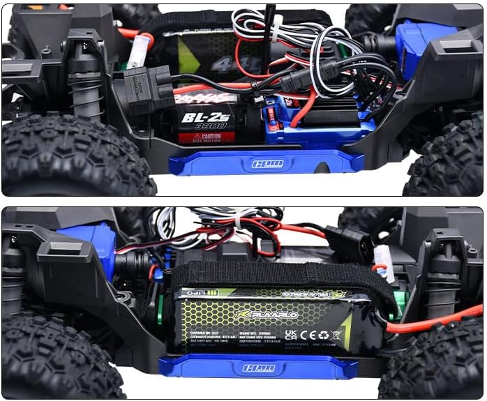 Aluminium 7075 Alloy Chassis Nerf Bars for Traxxas 1/16 Mini Maxx 4WD RTR Brushless Monster Truck 10