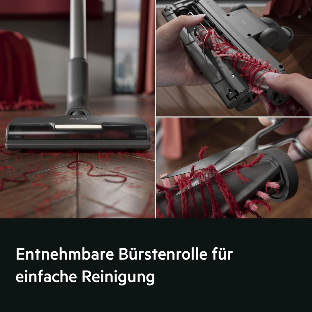 AEG 6000 Akku-Staubsauger / 103.000 U/Min / 175.000 dPa / Digitalmotor / Kabellos / bis zu 99 % Stau