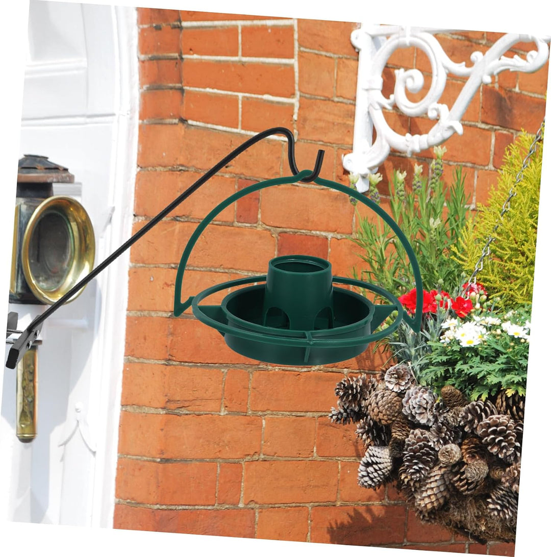 Heavy Duty Stahl Vogelhäuschen Halterung mit Drehbarem Arm Wetterfester Geländerhalter für Terrasse