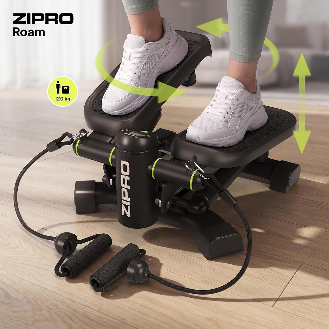 Zipro Roam Stepper Mini-Fitnessgerät inkl. LCD-Trainingscomputer mit vielen Funktionen Fitnesstraini
