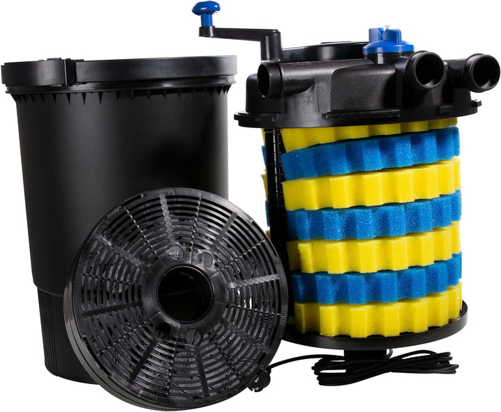 AquaForte GPF-30000 (55 Watt) Druckfilter, Leistung 55 Watt, Spannung 230V, Frequenz 50Hz, Einlass/A