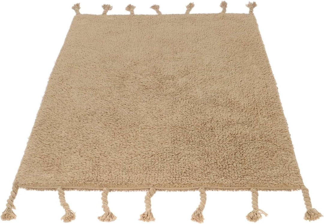 RugVista Badematte Zale, 90 x 60 cm, Rechteckig, Mittelflor, Drehbar, Moderner Badteppich, Maschinen
