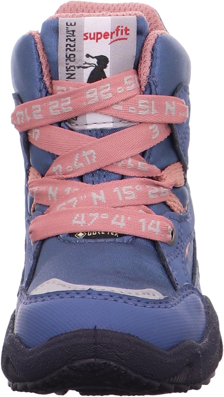 Superfit Mädchen Glacier Schneestiefel 23 EU Weit Blau Rosa 8010, 23 EU Weit Blau Rosa 8010