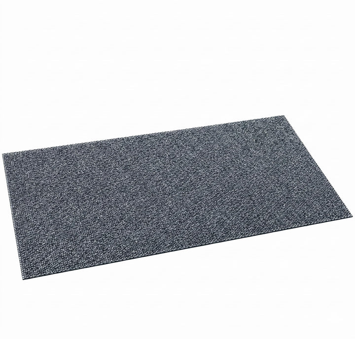 Floordirekt Schmutzfangmatte Grau 80x100cm Hong Kong Pro – rutschfeste Sauberlaufmatte mit TPE-Rücke