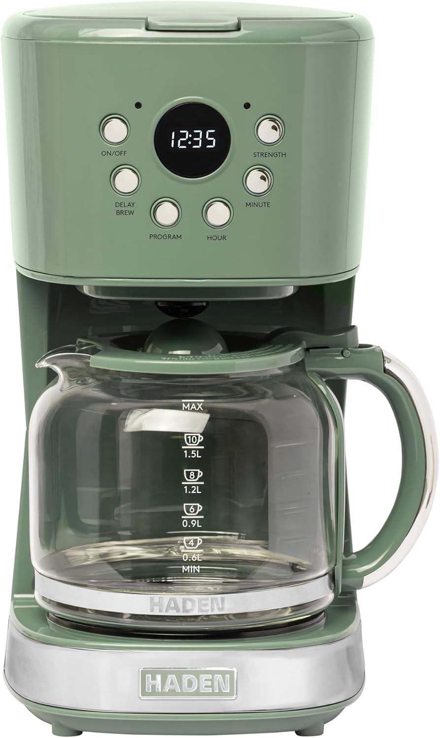 HADEN Dorset Kaffemaschine Cedar 1.8 l, Zederngrün
