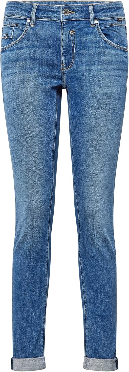 Mavi Damen Lexy Jeans 27W / 27L Mid Brushed Glam, 27W / 27L Mid Brushed Glam