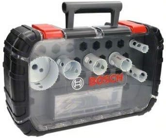 Bosch Professional 9 tlg. Lochsäge Progressor for Wood & Metal Set Elektriker (für Holz und Metall,
