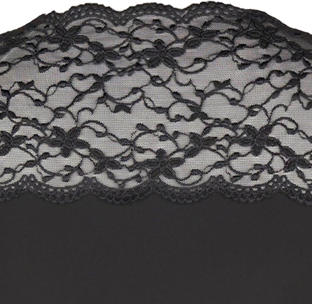 Nina von C. Dirndl-Bluse, Kurzarm Damen,32,Schwarz
