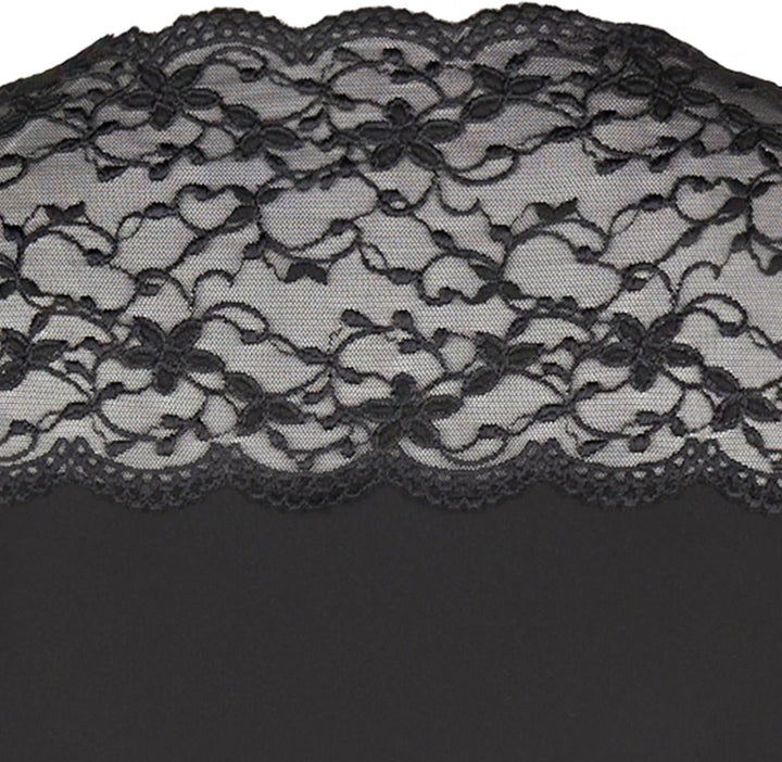 Nina von C. Dirndl-Bluse, Kurzarm Damen,32,Schwarz