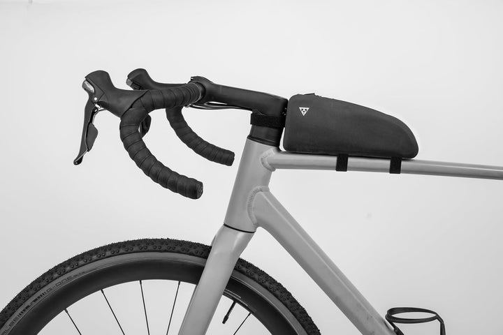 Topeak TopLoader DryBag Oberrohrtasche 1 L – wasserdichte Bikepacking-Tasche aus TPU, mit Klett- ode