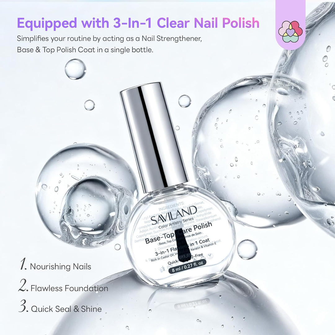 SAVILAND Color Artistry Cat Eye Nagellack Set: 6 Farben Schnelltrocknender Nagellack 12-facher Finge