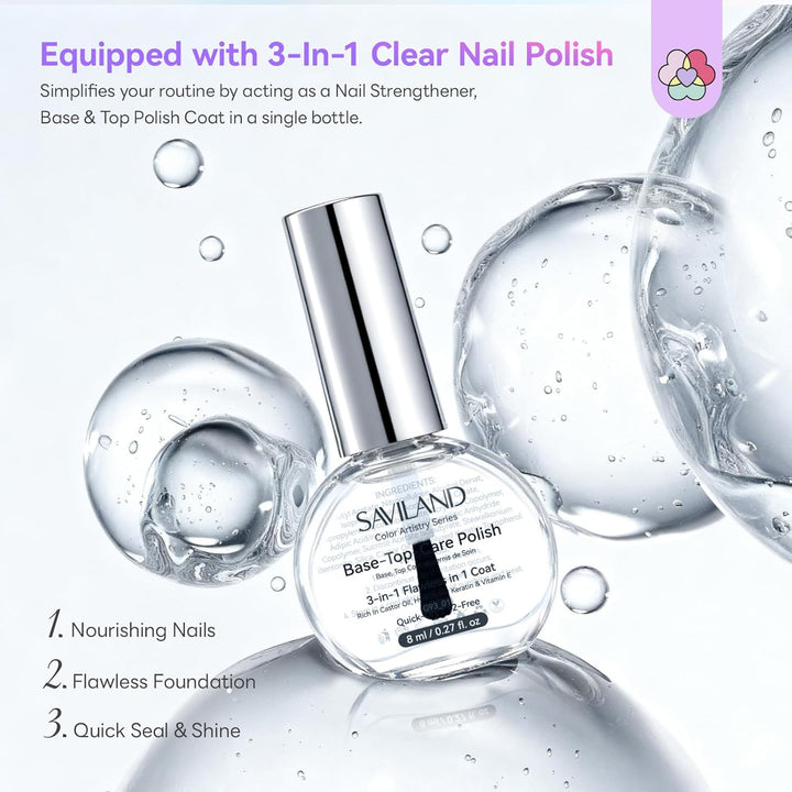SAVILAND Color Artistry Cat Eye Nagellack Set: 6 Farben Schnelltrocknender Nagellack 12-facher Finge