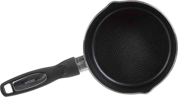 Beka 13076174 Stielkasserolle antihaft mit Glasdeckel 16 cm Pro Induc
