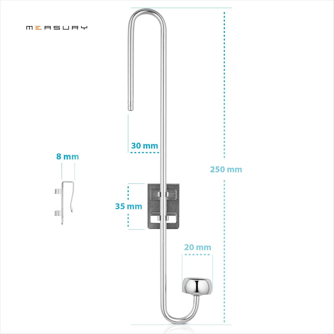 Measury CO2 Diffusor Aquarium aus Edelstahl, Diffuser Aquarium - 250mm 25 cm, 25 cm