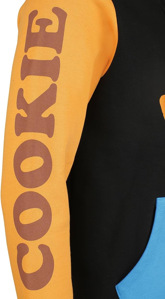 Sesamstrasse Cookie Monster Männer Kapuzenpullover hellblau Fan-Merch, Filme S Multicolor, S Multico