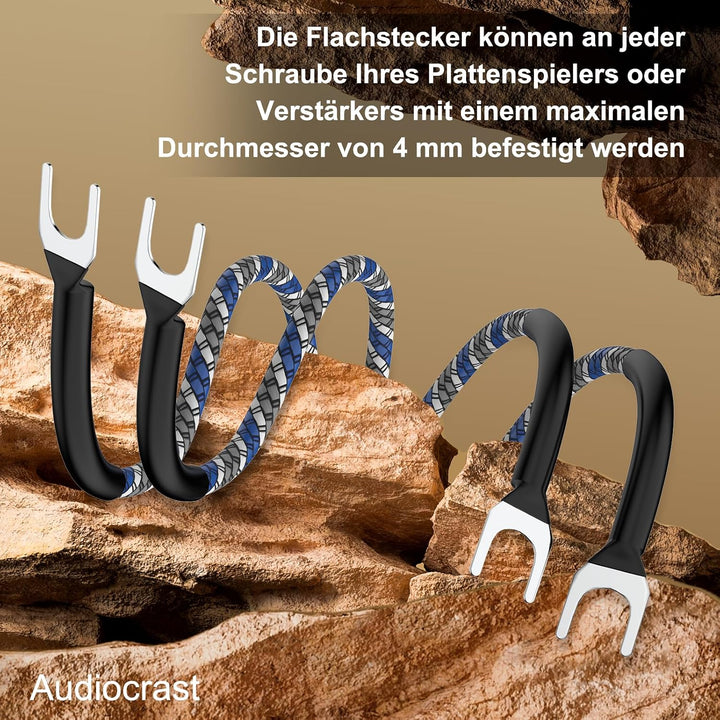 Erdungsleitung für Plattenspieler Phonogeräte mit Masseanschluss,Phonographen Plattenspieler Erdungs