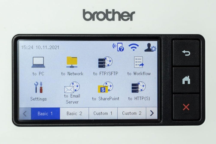 Brother ADS-4900W, Professioneller Dokumentenscanner mit USB, LAN und 5GHz WLAN, Duplex Scan, Touchs