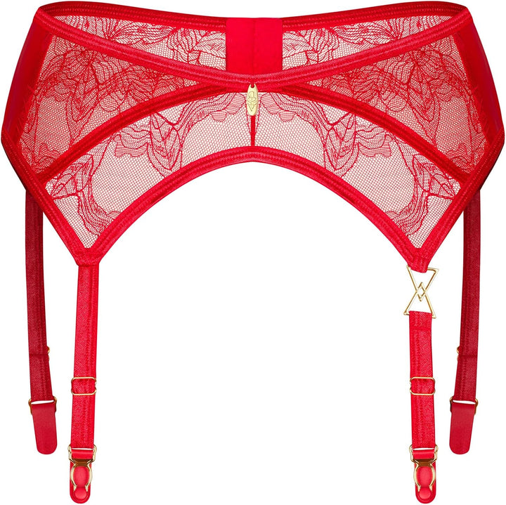 Selente Love &amp; Fun verführerisches Damen Dessous-Set aus Strapsgürtel sowie ggf. Tanga/Strümpfen Mad