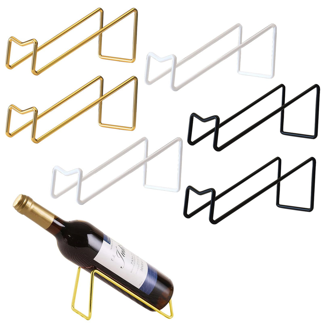 6 Stück Moderner Weinflaschenhalter, Elegante Weinflaschenhalter, Weinständer Aus Metall, Einzelnes