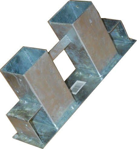 2x Holzstapelhilfe Feuerverzinkt Stapelhilfe Holzstapelhalter Brennholz Kaminholz Gestell