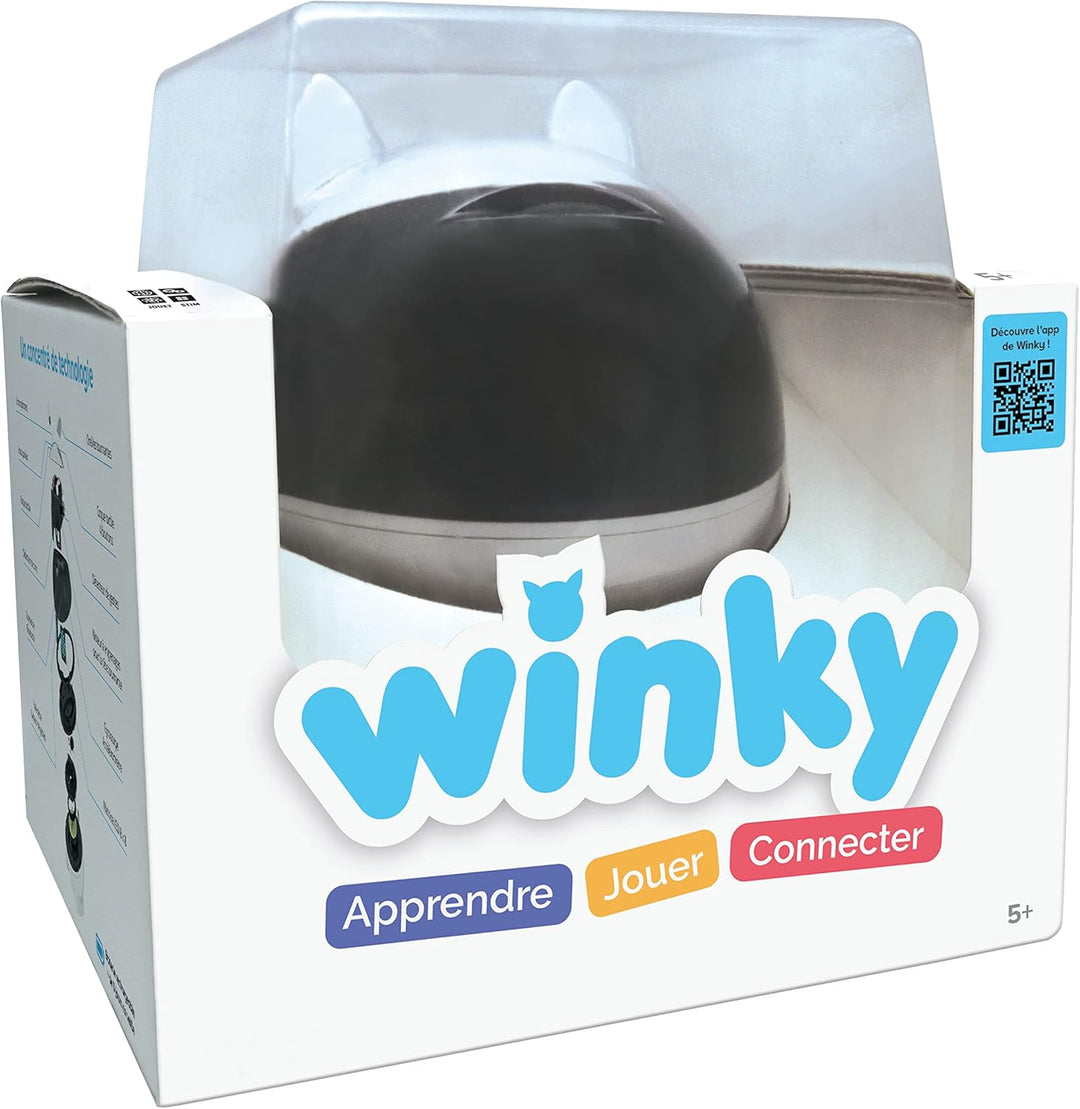 Lexibook WINKYDE, Edutainment-Roboter zum Erlernen der Robotik, Erstellen, Lieben und Spielen bis zu