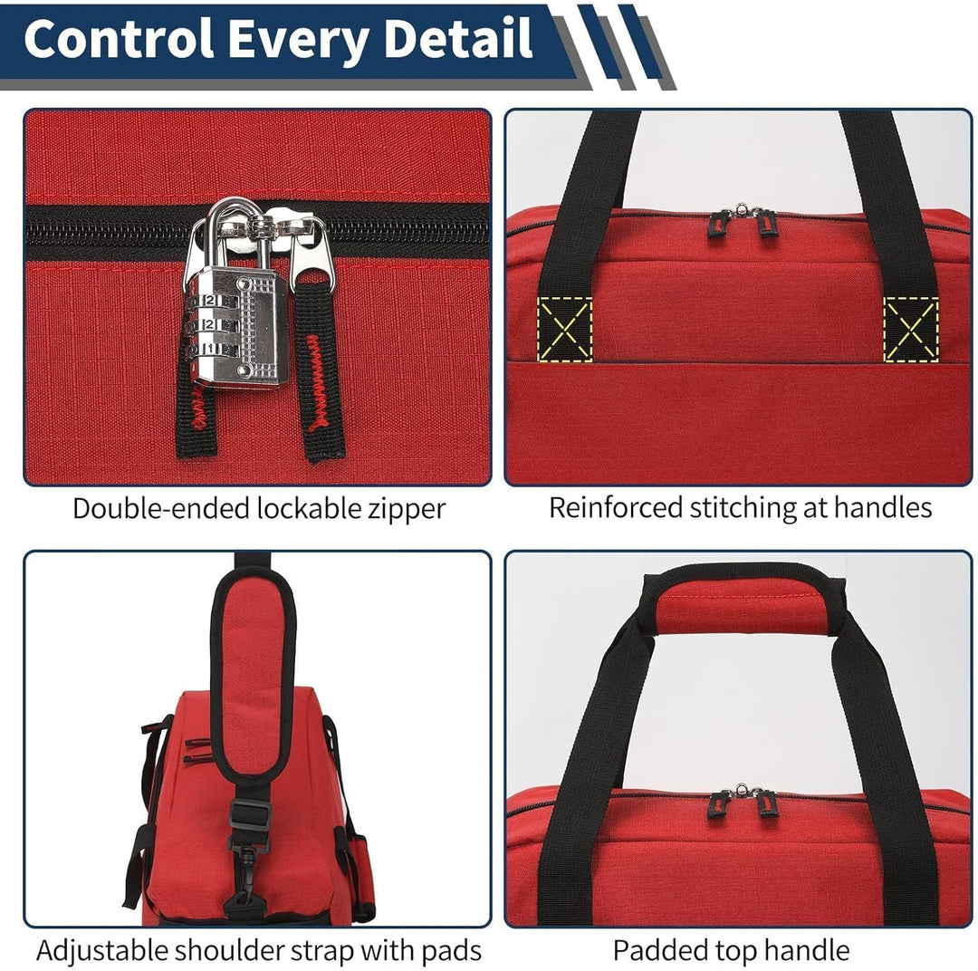 Kleine Sporttasche mit Nassfach - 35×20×20cm Handgepäck, Mini Duffle Bag mit Mehreren Fächern für Sp