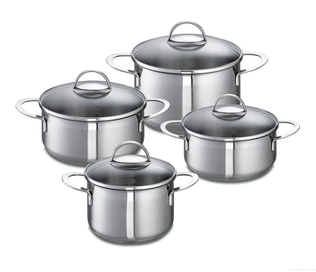 Schulte-Ufer Set 1065 Topf-Set Wave 4tlg.
