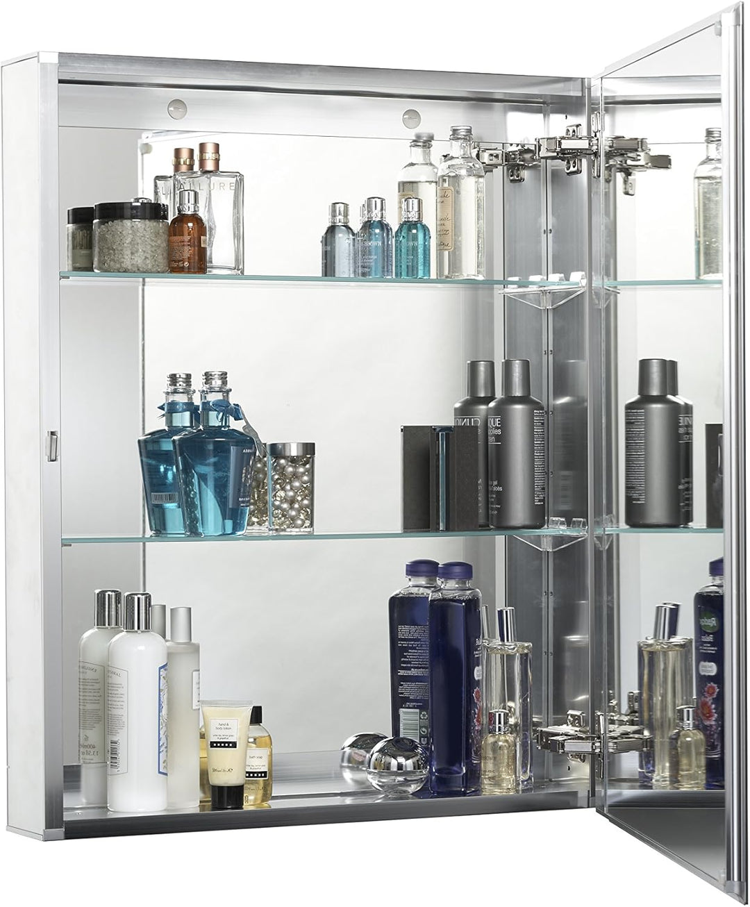 Croydex WC101469 Aluminiumschrank mit 1 Tür, 61 x 76 cm 61 x 76 cm Einzeltür, 61 x 76 cm Einzeltür