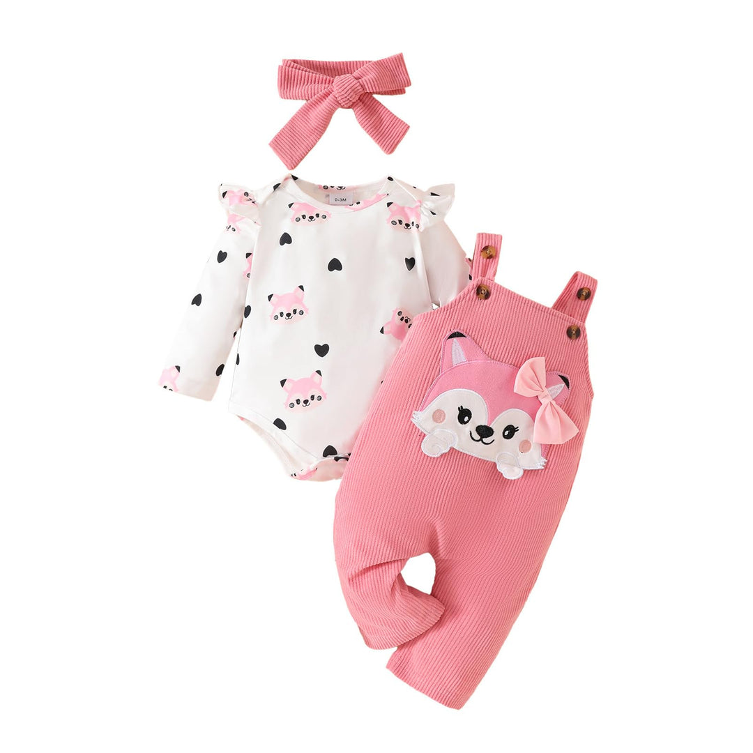 Baby Mädchen Kleidung Floral Tops Body Bär Latzhose Einstellbare Overalls Outfits Set 3-6 Monate Ros